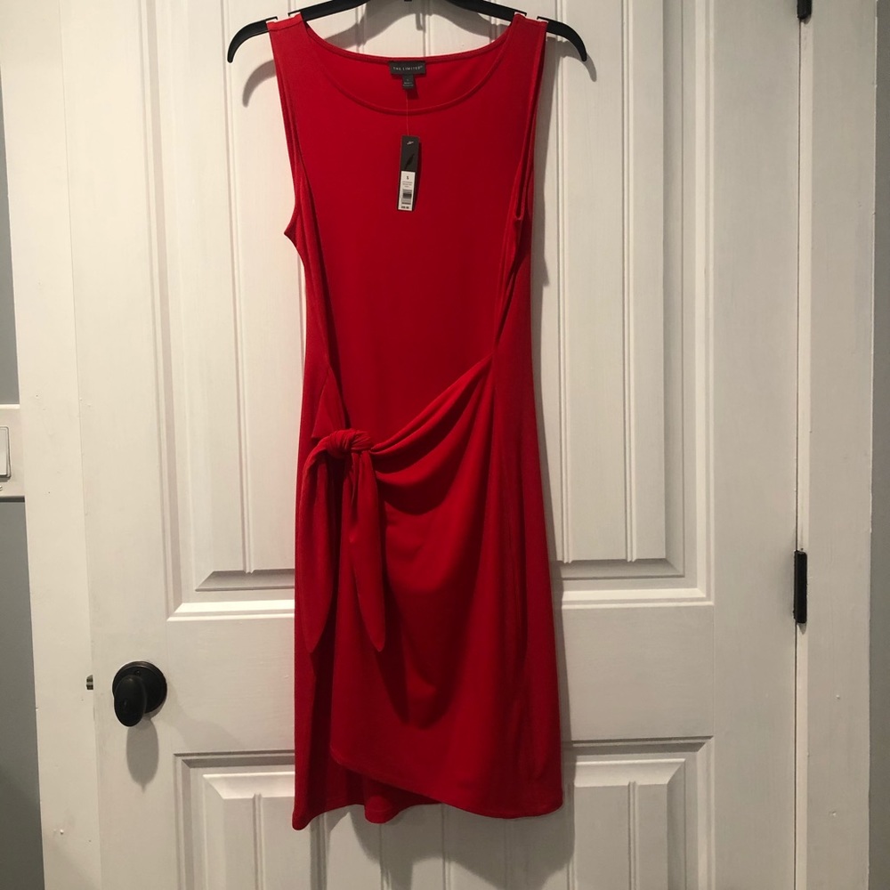 The Limited red dress